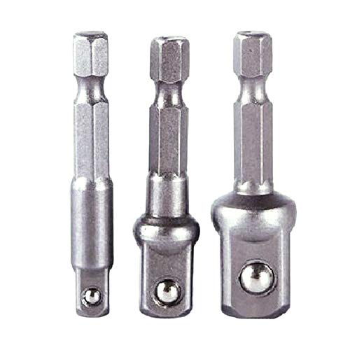 Bohrer-Set Sechskant-Schaft-Adapter, Bohrersatz (PCS) Sechskantschaftschlüssel Antrieb Bohrmaschine Steckdose Bohreradapter Steckdosenverlängerung Adaptersatz Schraubendreher Werkzeuge Bohrer-Spannzan von ERVDKXCOI