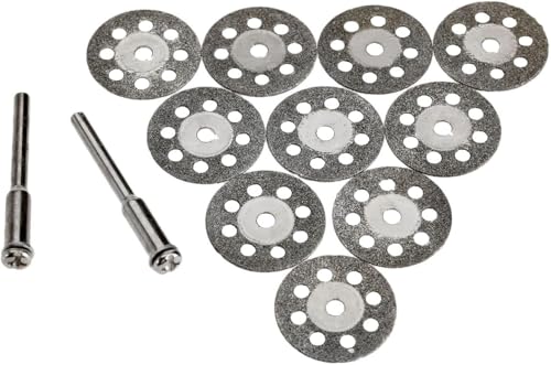 Diamant-Trennscheiben für Winkelschleifer ， 10 Stücke 20mm Diamant-Schleifscheibe Disc Mini-Kreissäge for Bohrer Drehwerkzeug Zubehör Trennscheibe for Metall von ERVDKXCOI