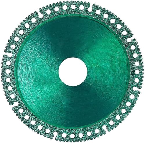 Diamant-Trennscheiben für Winkelschleifer ， Verbund-Multifunktionssägeblatt, 100 mm, ultradünn, for Keramikfliesen und Glasschneider for Winkelschleifer(Green) von ERVDKXCOI