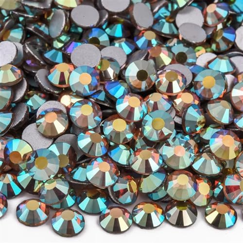 ERVDKXCOI Hotfix Strasssteine, Harzkristall Flacher Rücken S Strasssteine ​​Kristall Nicht Hotfix Strasssteine ​​Nägel Diamant Kristalle for Nagel Charms Nail Art Kleid(Morning Glory,SS20 1440pcs) von ERVDKXCOI