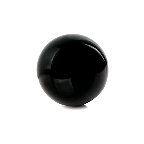 ERVDKXCOI Kristallkugel mit Ständer,Edelsteinkugel,Meditati 1Pcs 40mm Natural Black Obsidian Sphere Large Crystal Ball Stone Home Garden Decorate Decorative Ball(Only 4cm Ball) von ERVDKXCOI