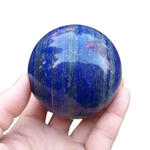 ERVDKXCOI Kristallkugel mit Ständer,Edelsteinkugel,Meditati 1Pcs Dia 4-5cm Natural Lapis Lazuli Precious Stones Crystal Balls Lazulin Sphere Reiki Meditation Vintage Jewelry House Decoration von ERVDKXCOI