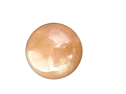 ERVDKXCOI Kristallkugel mit Ständer,Edelsteinkugel,Meditati 1Pcs Dia40MM Natural Orange Calcite Sphere Crystal Quartz Ball Chakra Rock Reiki Stone Carving Crafts von ERVDKXCOI