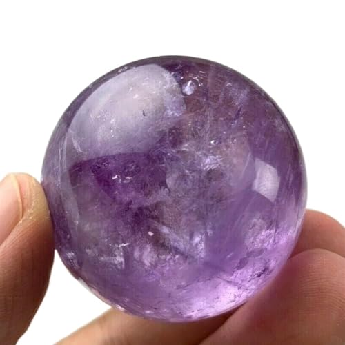 ERVDKXCOI Kristallkugel mit Ständer,Edelsteinkugel,Meditati 1Pcs Natural Guardian Amethyst Ball 3-5cm Raw Gemstone Polished Craft Gifts Purple Quartz Crystal Stone Sphere Home Decoration(3 3.5cm) von ERVDKXCOI