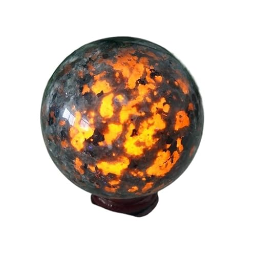 ERVDKXCOI Kristallkugel mit Ständer,Edelsteinkugel,Meditati 1Pcs Natural Stone Crystal Sphere Ball Powerful Chakra Energy Crystals and Stones Spiritual for Home Decor Witchcraft(50mm 55mm) von ERVDKXCOI