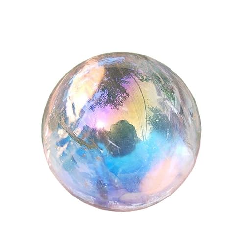 ERVDKXCOI Kristallkugel mit Ständer,Edelsteinkugel,Meditati 1Pcs Rainbow Aura Sphere Dia 40-602mm Clear Quartz Crystal Ball Gem Home Decoration Crafts(40 50mm) von ERVDKXCOI