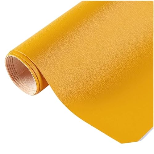 ERVDKXCOI Kunstleder Stoff wasserdicht Polsterung, Polsterstoff Materia ​Litschi-Textur, wasserdichtes Vinyl-Kunstleder for Autositze, Sofa-Stuhl-Möbel, DIY-Handwerk(1.37X1m) von ERVDKXCOI