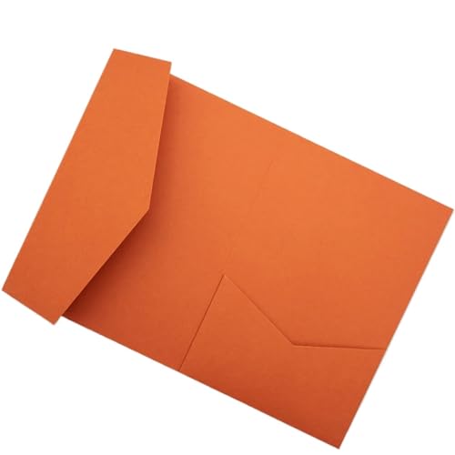 ERVDKXCOI Zarte romantische Hochzeitsparty Einladungskarte D Karte 50 dreifach gefaltete mit Rosen-Laserschnitt, Taschen-Einladungsumschlag Einladung(Terracotta,Blank set) von ERVDKXCOI