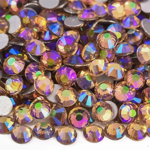 Hotfix Strasssteine, Harzkristall flacher Rücken S Strasssteine ​​Kristall Nicht Hotfix Strasssteine ​​Nägel Diamant Kristalle for Nagel Charms Nail art Kleid(Transparent Amehtyst,SS10 1440pcs) von ERVDKXCOI