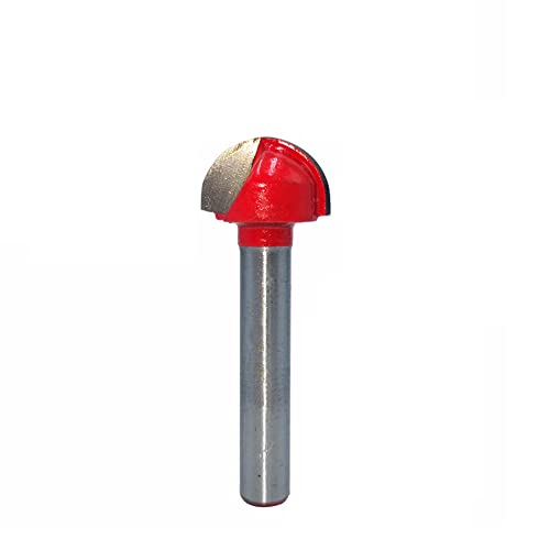 Router Bit,Fräser,Lagergeführter Router-Fräser, Fräser, Coe-Box-Fräser, 1/4 Zoll Schaft, runde Nase(5/8in) von ERVDKXCOI