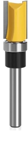 Router Bit,Fräser,Lagergeführter Router-Fräser, Fräser, Musterbündigfräser, 1/4 Zoll Schaft(20mm) von ERVDKXCOI