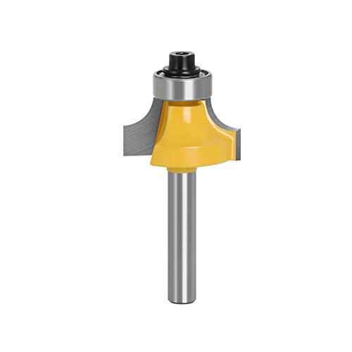 Router Bit,Fräser,Lagergeführter Router-Fräser, Fräser, Rundfräser-Kantenfräser, 1/4-Zoll-Schaftecke(6.35mm) von ERVDKXCOI