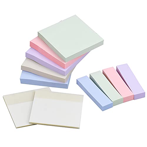 Selbstklebende Haftnotizzettel Haftnotizen Sticky Notes in 76 x 76 mm Klebezettel 100 Blatt in 12 Farben für Büro Haushalt Studenten von ERWOLO