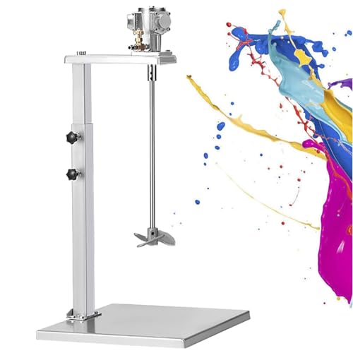 ERoomQ Pneumatische Farbmischmaschine, mit Ständer, für Spachtelmasse, gleichmäßige Farbbeschichtung, Mischen und Rühren von ERoomQ