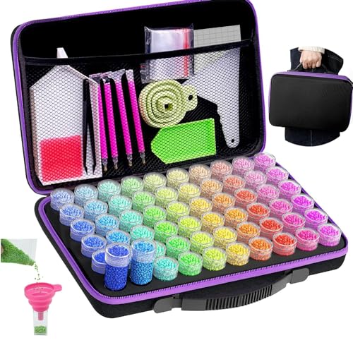 ESHAWO Diamond Painting Accessories Boxes, 30 Pieces für Diamond Painting Storage Box, 5D voll bestickte Diamantmalerei，DIY Crafts as a Gift von ESHAWO