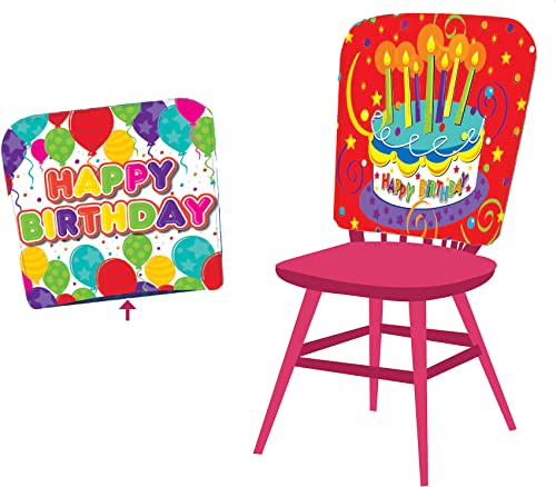 Generique - Stuhlabdeckung Happy Birthday 38 x 48 cm - Bunt von ESPA