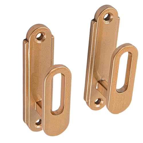 ESSMOKO Raffhalter Für Gardinen Hohler Aufbewahrungshaken Für Gardinenbinder Aus Zinklegierung Wandhaken Mit Schraubbefestigung - Gold ESSMOKO Raffhalter Für Gardinen Hohler Aufbewahrungshaken Für Gardinenbinder Aus Zinklegierung Wandhaken Mit Schraubbefestigung - Gold von ESSMOKO