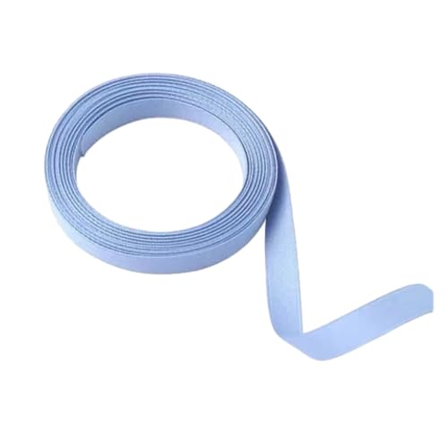 Band 10 mm x 2 m, einfarbiges Band zum Verpacken, Basteln, Ballon, Haarschleifen, Brautsträuße, Hochzeit von ESTCNK