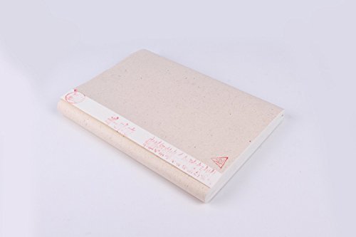 Semi behandelt Reis (Xuan) Papier für chinesische japanische Kalligraphie und Malerei 100 Blatt Pack 34 cm von 70 cm von ESTN