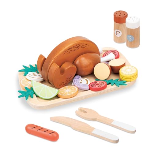 Small Wood - Roast Chicken Set (L40285) von ET Toys