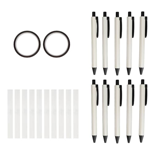 ETAINGYEUN Thermalübertragung Pens Value Pack erfinderisch eingestellt für personalisierte Stifte Aluminiumröhrchen Handarbeit Papieranwendung von ETAINGYEUN