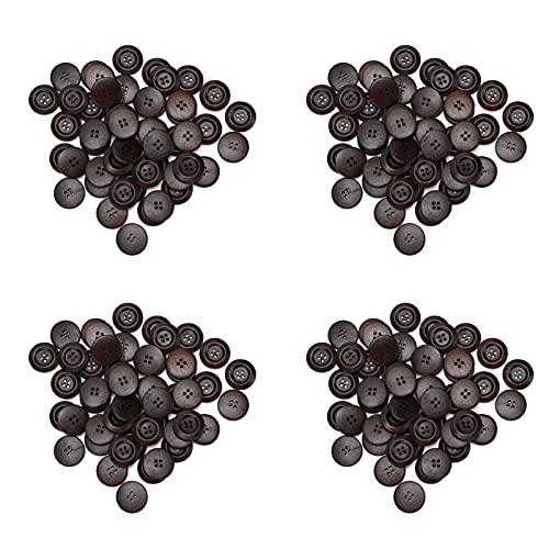Holzknöpfe 200pcs 4 Loch 25 mm dunkler Kaffeesmantel -Kleidungsdekoration Zubehör für Handarbeitshandwerk anwendbar Holzknöpfe 200pcs 4 Loch 25 mm dunkler Kaffeesmantel -Kleidungsdekoration Zubehör für Handarbeitshandwerk anwendbar von ETAINGYEUN