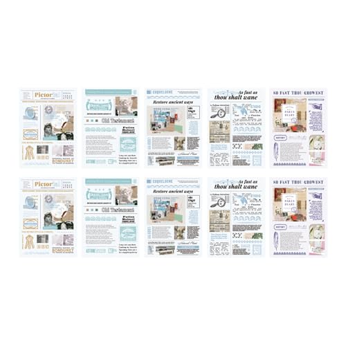 Planer Stickers Blech dekorativen Klebstoff für Journal Scrapbook Leichtes tragbares Journal Scrapbook Planer Stickers Blech dekorativen Klebstoff für Journal Scrapbook Leichtes tragbares Journal Scrapbook von ETAINGYEUN