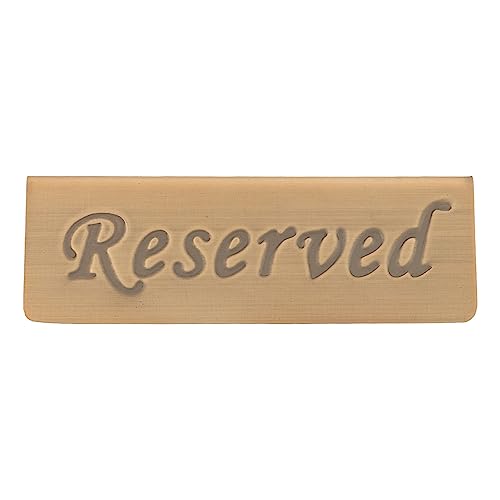 Reserviertes Tischschild, Gäste mit Bronze Edelstahl reserviertes Sitzschild für Restaurants, Bars, Cafés und Hotels von ETAINGYEUN