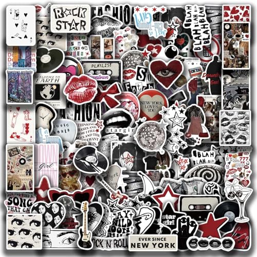 100Pcs Vinyl Aesthetic Downtown Girls Stickers Pack - Y2K Waterproof Decals for Water Bottle, Laptop, Skateboard - Trendy Stickers for Teens & Adults 100Pcs Vinyl Aesthetic Downtown Girls Stickers Pack - Y2K Waterproof Decals for Water Bottle, Laptop, Skateboard - Trendy Stickers for Teens & Adults von ETHEL