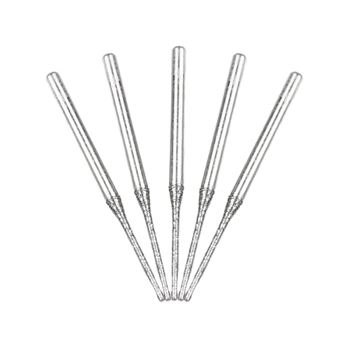 CVBFGH 5PCS 0,8-2,5mm Diamant Beschichtete Bohrer Bits 2,35mm Schaft for Glas Jade Bernstein Glas Glas diamant Bohrer Hardware(5PCS 1.2mm) von ETQWDXOL