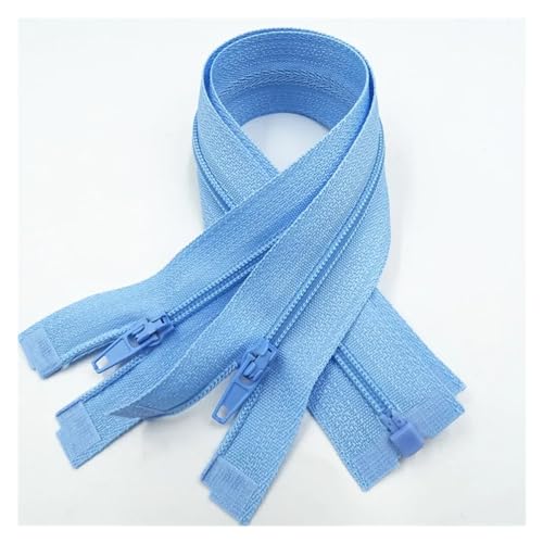 ETQWDXOL CVBFGH Erzielen Sie professionell aussehende Ergebnisse beim Nähen von Kleidungsstücken mit diesen 5 Stück 3#-Nylon-Reißverschlüssen – erhältlich in 20 Farben(Light Blue,20CM_5PCS) von ETQWDXOL