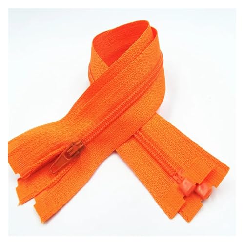 ETQWDXOL CVBFGH Erzielen Sie professionell aussehende Ergebnisse beim Nähen von Kleidungsstücken mit diesen 5 Stück 3#-Nylon-Reißverschlüssen – erhältlich in 20 Farben(Orange,20CM_5PCS) von ETQWDXOL