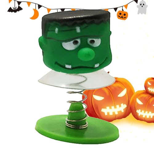 ETUCYNG Frühlingswerfer Spielzeug für Kinder,Halloween Frühlingswerfer Spielzeug - Halloween-Bounce-Werfer-Dekoration - Bounce Pumpkin Toys Dekoration für Kinder, Mädchen, Familie, Freunde von ETUCYNG