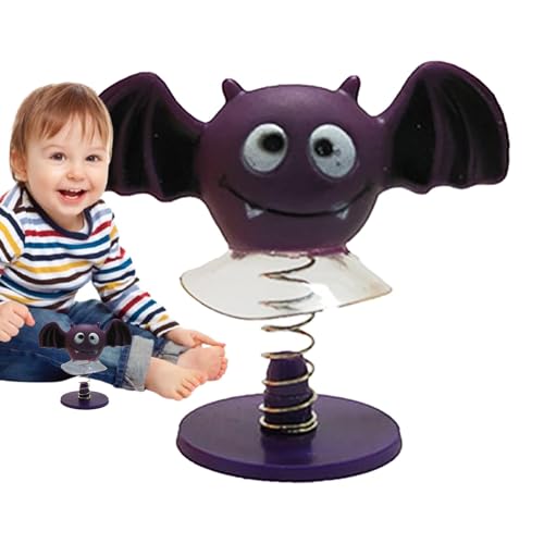 ETUCYNG Halloween Spring Launchers Spielzeug,Halloween Jumping Popper Frühlingsspielzeug,Halloween-Bounce-Werfer-Dekoration | Bounce Pumpkin Toys Dekoration für Kinder, Mädchen, Familie, Freunde von ETUCYNG