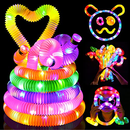 EUCOCO Mitgebsel Kindergeburtstag 3 4 5 6 7 8 9 10 Jahre Mädchen, Weihnachts Leuchtstäbe Spielzeug ab 5-10 Jahre Junge Knicklichter Party Set Junge Give Aways Kindergeburtstag Gastgeschenke Karneval von EUCOCO