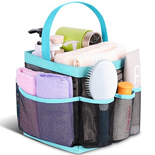 EUDELE Duschkorb aus Netzstoff, tragbar für Studentenwohnheim, mit 8 Taschen, großes Fassungsvermögen, Duschtasche für Strand, Schwimmen, Fitnessstudio, Reiseutensilien EUDELE Duschkorb aus Netzstoff, tragbar für Studentenwohnheim, mit 8 Taschen, großes Fassungsvermögen, Duschtasche für Strand, Schwimmen, Fitnessstudio, Reiseutensilien von EUDELE