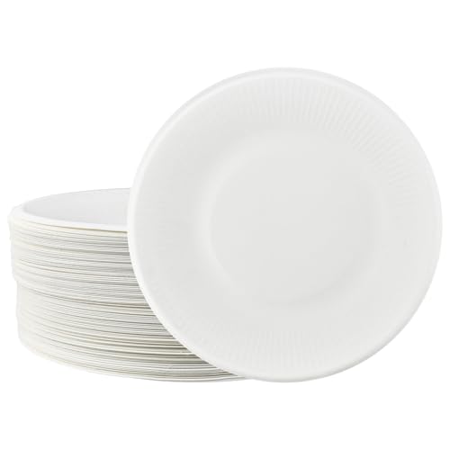 EUIEUT 100 Stück Pappteller 18cm Partyteller Rund Paper Plates Weiß Partyzubehör Einweggeschirr Partygeschirr Einwegteller Kuchenteller Papierteller Dessertteller Frühstücksteller für Feste und Feiern EUIEUT 100 Stück Pappteller 18cm Partyteller Rund Paper Plates Weiß Partyzubehör Einweggeschirr Partygeschirr Einwegteller Kuchenteller Papierteller Dessertteller Frühstücksteller für Feste und Feiern von EUIEUT