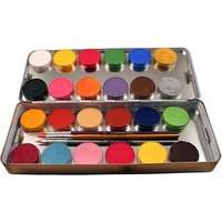 EULENSPIEGEL™ Metall Palette Kinderschmink-Set farbsortiert von EULENSPIEGEL™