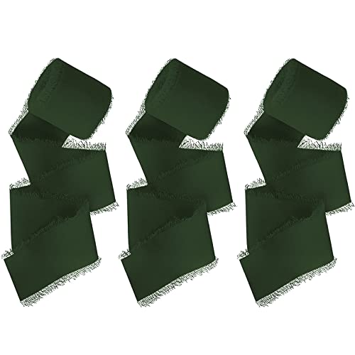 Chiffonband, 3 Rollen 4CM * 5M Geschenkband Hochzeit, Chiffon Schleifenband für Blumenstrauß, Geschenke Verpackung, DIY Handwerk (Typ 3) von EUNEWR