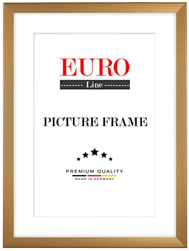EUROLine Holz Bilderrahmen 35 x 18 cm Gold Schlicht mit Antireflex-Acrylglas für | Foto | Poster | Puzzle Rahmen EUROLine Holz Bilderrahmen 35 x 18 cm Gold Schlicht mit Antireflex-Acrylglas für | Foto | Poster | Puzzle Rahmen von EUROLine35