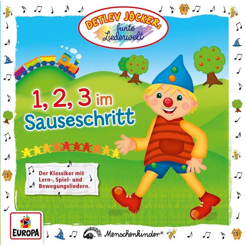 1, 2, 3 im Sauseschritt - Detlev Jöcker. (CD) von EUROPA/Sony Music Family Entertainment