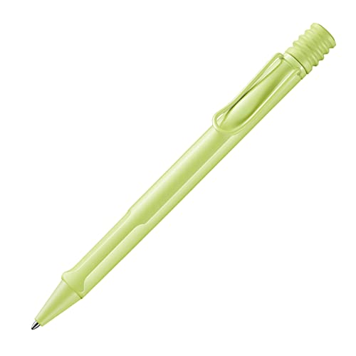 LAMY safari Kugelschreiber mit ergonomischem Griffstück & Strichstärke M - für angenehm langes Schreiben - aus robustem ASA Kunststoff - inklusive Großraummine M 16 (ohne Geschenkbox, Spring Green) von EUROPENS