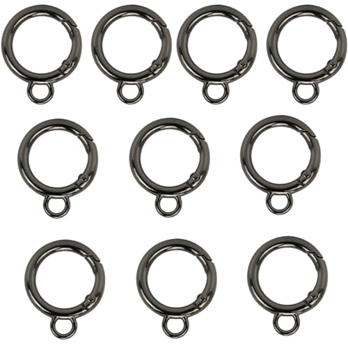 10 kleine Karabinerhaken aus Metall für Taschen, Geldbörsen, Handtaschen, Schlüsselanhänger, Schmuckherstellung, Bastelprojekte 10 kleine Karabinerhaken aus Metall für Taschen, Geldbörsen, Handtaschen, Schlüsselanhänger, Schmuckherstellung, Bastelprojekte von EUYueli