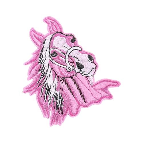 Aufnäher mit Tiermotiven zum Aufnähen/Aufbügeln, Pferdekopf, bestickt, Ponys, zum Aufnähen, Applikation für Taschen, Dekoration Aufnäher mit Tiermotiven zum Aufnähen/Aufbügeln, Pferdekopf, bestickt, Ponys, zum Aufnähen, Applikation für Taschen, Dekoration von EUYueli