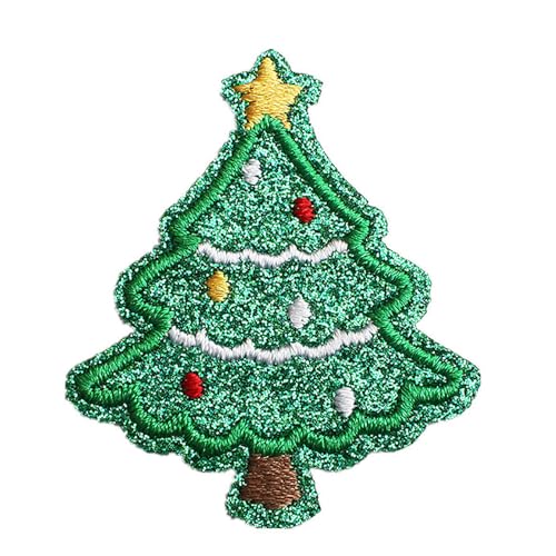 Aufnäher zum Aufbügeln, Weihnachtsflicken für Jeans, Jacken, Kleidung, Dekoration und Weihnachtsgeschenke Aufnäher zum Aufbügeln, Weihnachtsflicken für Jeans, Jacken, Kleidung, Dekoration und Weihnachtsgeschenke von EUYueli