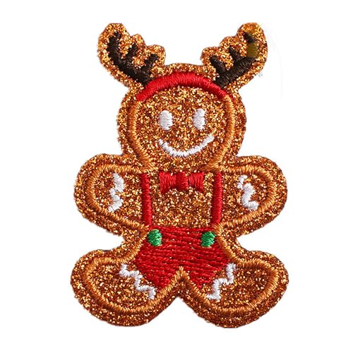 Aufnäher zum Aufbügeln, Weihnachtsflicken für Jeans, Jacken, Kleidung, Dekoration und Weihnachtsgeschenke Aufnäher zum Aufbügeln, Weihnachtsflicken für Jeans, Jacken, Kleidung, Dekoration und Weihnachtsgeschenke von EUYueli