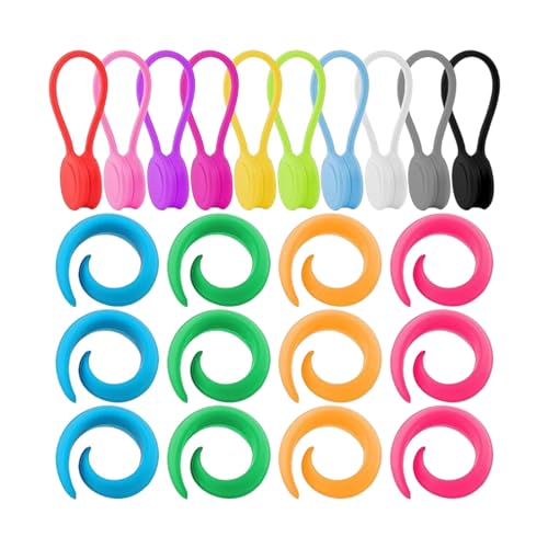 EUYueli 22 Stück Stoffhalter, Stoff-Clips, Silikonfadenspulenhalter EUYueli 22 Stück Stoffhalter, Stoff-Clips, Silikonfadenspulenhalter von EUYueli