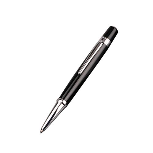 EUYueli Luxuriöser Metall-Kugelschreiber-Roller, 1,0 mm, schwarz, für Büro, Schule EUYueli Luxuriöser Metall-Kugelschreiber-Roller, 1,0 mm, schwarz, für Büro, Schule von EUYueli