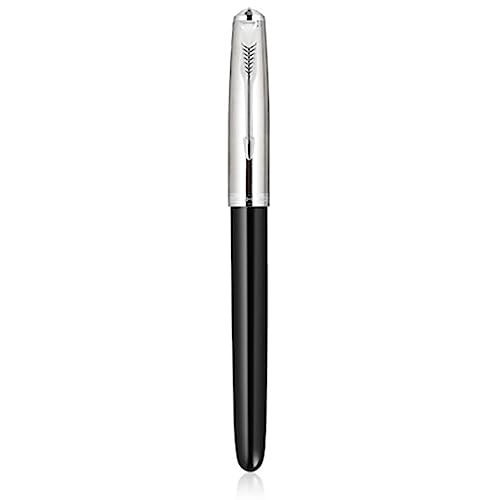 Jinhao Füllfederhalter mit silberfarbenem Clip, 0,38 mm Spitze, silberfarben, Bürobedarf, Schule, Studenten, 86 Stück Jinhao Füllfederhalter mit silberfarbenem Clip, 0,38 mm Spitze, silberfarben, Bürobedarf, Schule, Studenten, 86 Stück von EUYueli