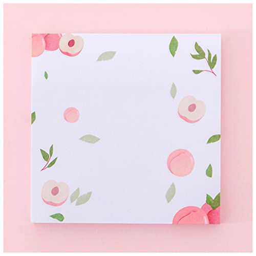 EUZLKDXU Haftnotiz 1 Pack/Lot schöner Florist notizblock klebrige notememo klebrige Polstern Notizen Studenten Geschenk Preis büro schulbedarf Haftnotiz Set(Peach) von EUZLKDXU